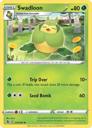 Swadloon 10/264 - SWSH08 Fusion Strike