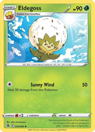 Eldegoss 25/264 - SWSH08 Fusion Strike Reverse Holofoil