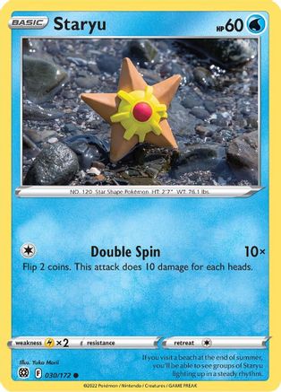 Staryu 30/172 - SWSH09 Brilliant Stars Reverse Holofoil