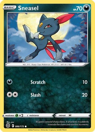 Sneasel 86/172 - SWSH09 Brilliant Stars