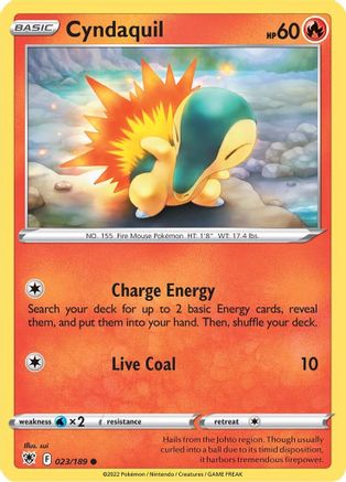 Cyndaquil 23/189 - SWSH10 Astral Radiance