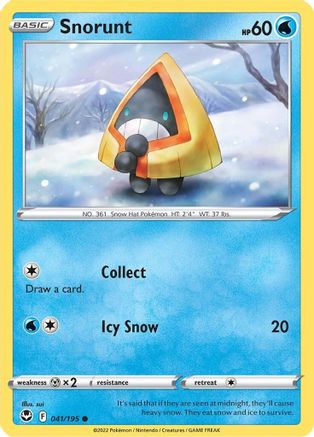 Snorunt 41/195 - SWSH12 Silver Tempest