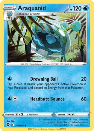 Araquanid 48/195 - SWSH12 Silver Tempest