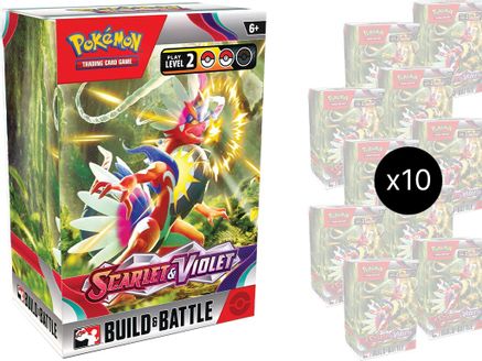 Scarlet & Violet Build & Battle Box Display