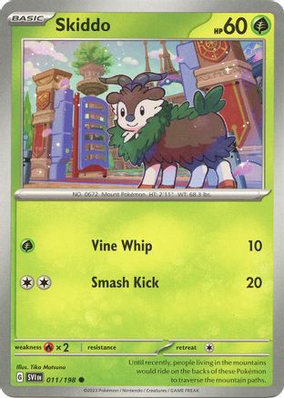Skiddo 11 - SV01 Scarlet & Violet Base Set