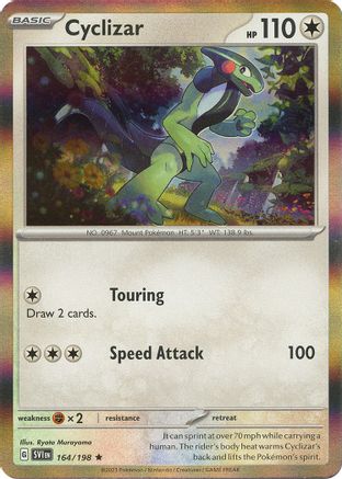 Cyclizar - 164/198 164 - SV01 Scarlet & Violet Base Set Reverse Holofoil