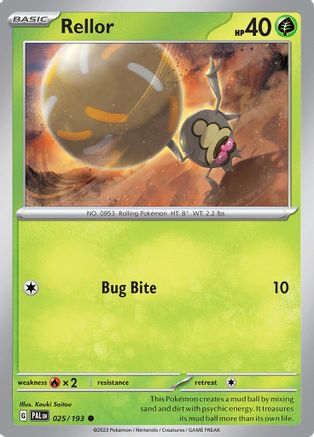 Rellor - 025/193 25 - SV02 Paldea Evolved Reverse Holofoil