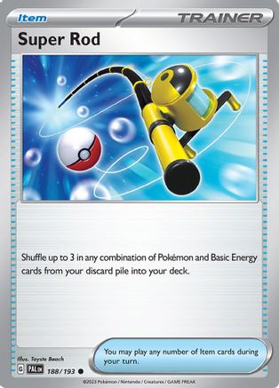 Super Rod - 188/193 188 - SV02 Paldea Evolved Reverse Holofoil
