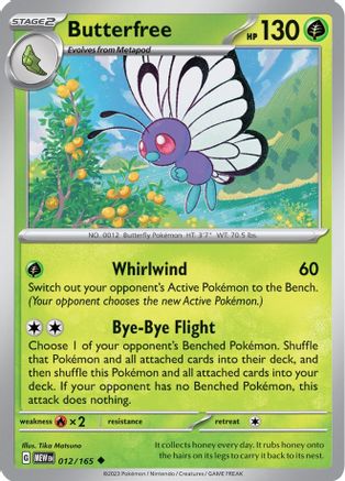 Butterfree 12 - SV Scarlet & Violet 151