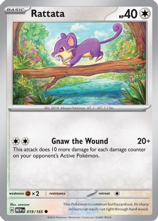 Rattata 19 - SV Scarlet & Violet 151
