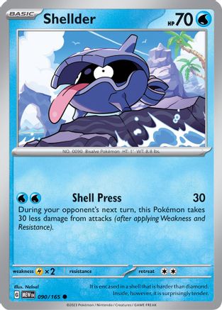 Shellder 90 - SV Scarlet & Violet 151