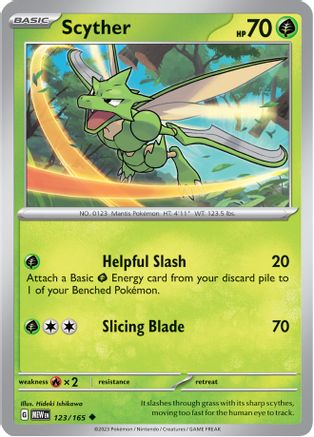 Scyther 123 - SV Scarlet & Violet 151