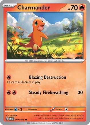 Charmander - 007/091 7 - SV Paldean Fates