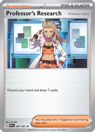 Professor's Research - 087/091 87 - SV Paldean Fates Holofoil