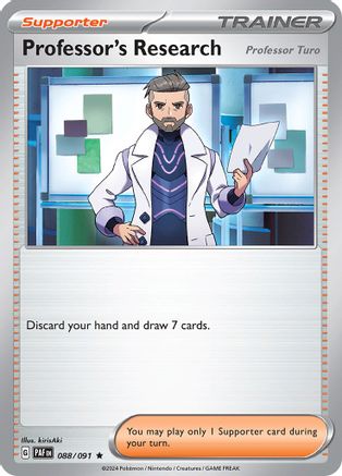 Professor's Research - 088/091 88 - SV Paldean Fates Holofoil