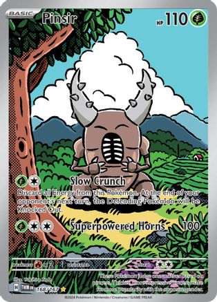 Pinsir - 168/167 168 - SV06 Twilight Masquerade Holofoil