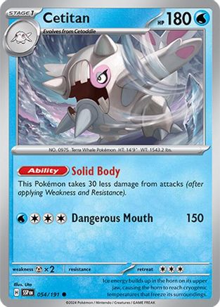 Cetitan - 054/191 54 - SV08 Surging Sparks Reverse Holofoil