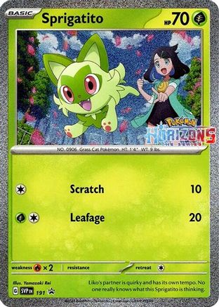 Sprigatito - 191 191 - SV Scarlet & Violet Promo Cards