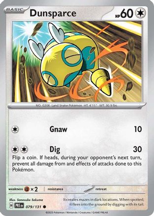 Dunsparce 79 - SV Prismatic Evolutions Reverse Holofoil