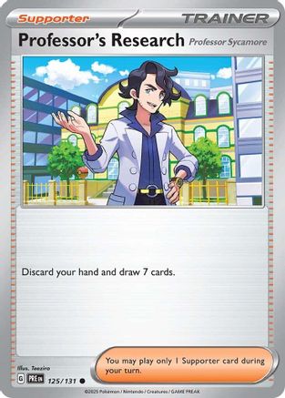 Professor's Research [Professor Sycamore] 125 - SV Prismatic Evolutions
