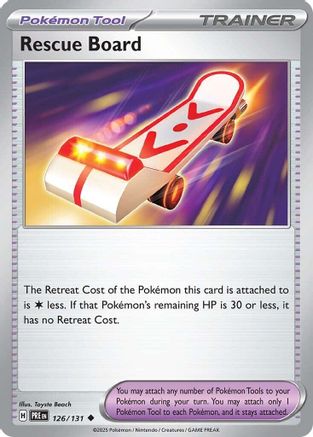 Rescue Board 126 - SV Prismatic Evolutions