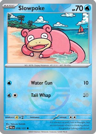 Slowpoke (Poke Ball Pattern) 18 - SV Prismatic Evolutions Holofoil