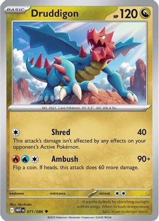Druddigon - 069/086 69 - SV White Flare