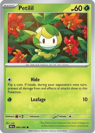 Petilil - 006/086 6 - SV Black Bolt