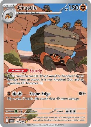 Crustle - 136/086 136 - SV Black Bolt Holofoil