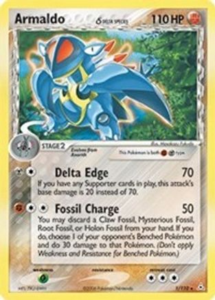 Armaldo (Delta Species) 1/110 - Holon Phantoms Reverse Holofoil