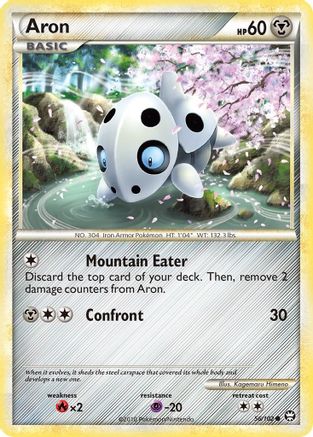 Aron 56/102 - Triumphant Reverse Holofoil