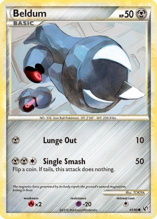 Beldum 43/90 - Undaunted Reverse Holofoil