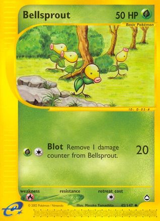 Bellsprout (45) 45/147 - Aquapolis Reverse Holofoil