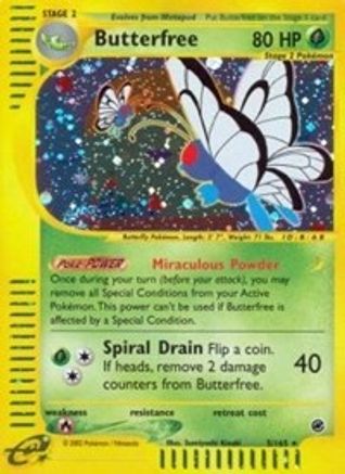 Butterfree (5) 5/165 - Expedition Holofoil