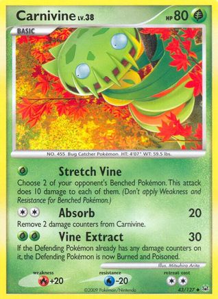Carnivine (43) 43/127 - Platinum Reverse Holofoil