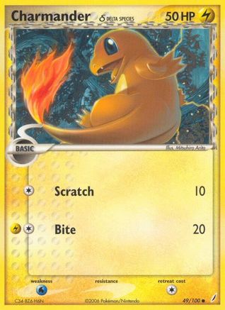 Charmander (Delta Species) 49/100 - Crystal Guardians