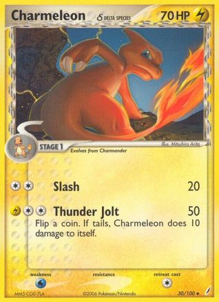 Charmeleon (Delta Species) 30/100 - Crystal Guardians