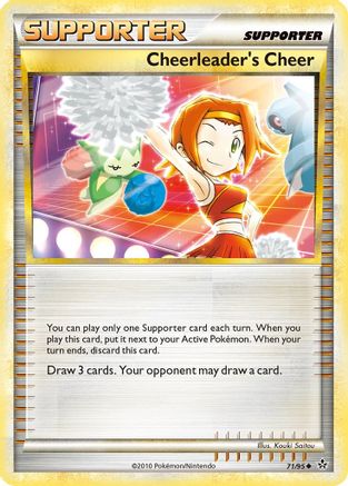 Cheerleader's Cheer 71/95 - Unleashed Reverse Holofoil