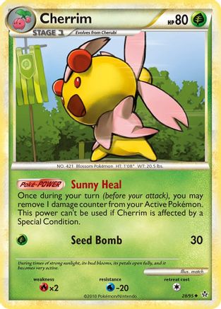 Cherrim 28/95 - Unleashed Reverse Holofoil