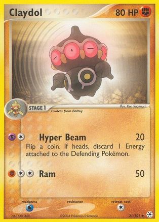 Claydol - 31/101 31/101 - Hidden Legends Reverse Holofoil