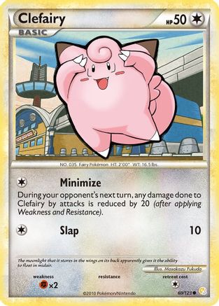 Clefairy 60/123 - HeartGold SoulSilver Reverse Holofoil