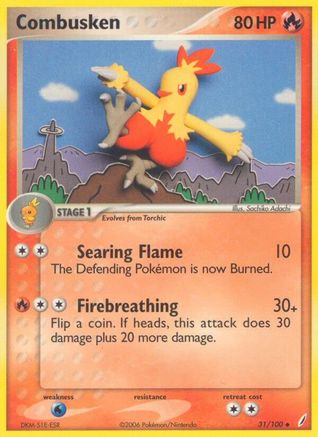 Combusken - 031/100 31/100 - Crystal Guardians