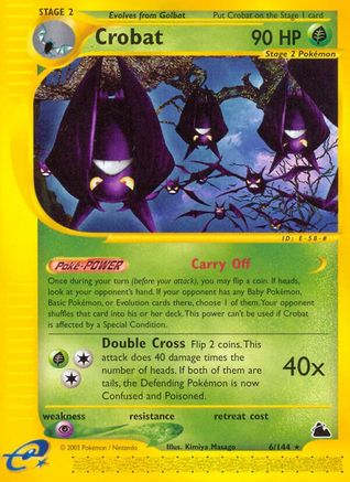 Crobat (6) 6/144 - Skyridge