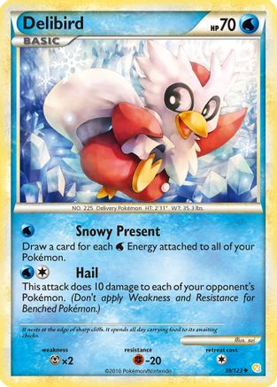 Delibird 39/123 - HeartGold SoulSilver