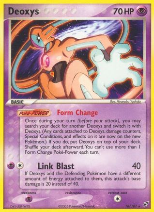 Deoxys (Normal Forme) 16/107 - Deoxys