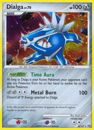 Dialga (6) 6/127 - Platinum Reverse Holofoil