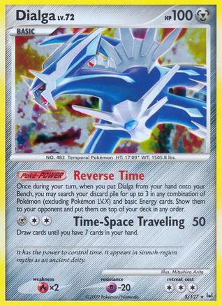 Dialga (5) 5/127 - Platinum Reverse Holofoil