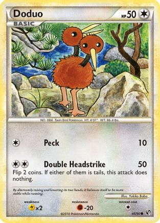 Doduo 45/90 - Undaunted Reverse Holofoil