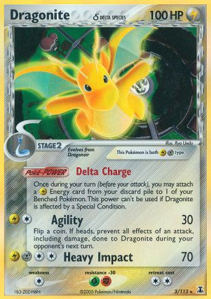 Dragonite (Delta Species) 3/113 - Delta Species Holofoil
