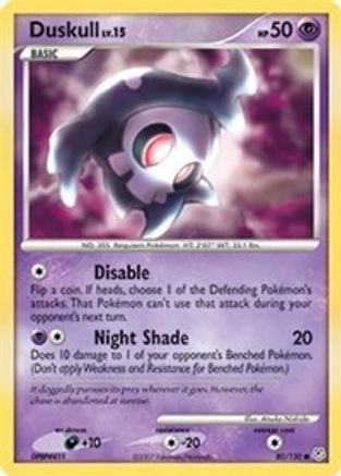 Duskull 80/130 - Diamond and Pearl